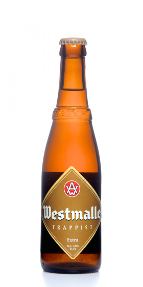 Product photography of Belgian beers