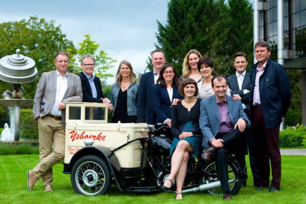 Group portrait of a company team