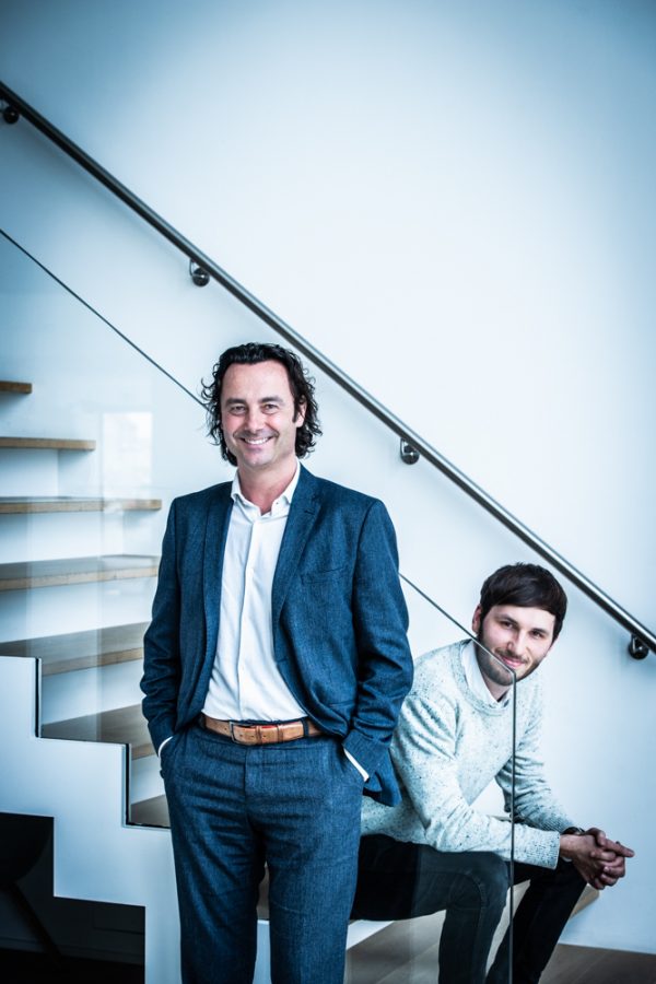 Double portrait, corporate photography